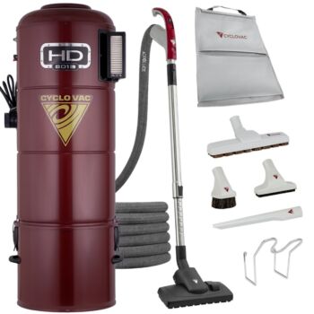 Odkurzacz centralny CycloVac HD801C + Zestaw MODERN PRO 9m, 10.5m, 12m